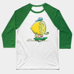 The Lemon Skater Baseball T-Shirt